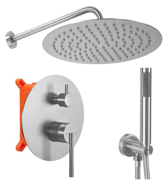 Podomietkový Sprchový Set Rea Argon Nickel Brush + BOX