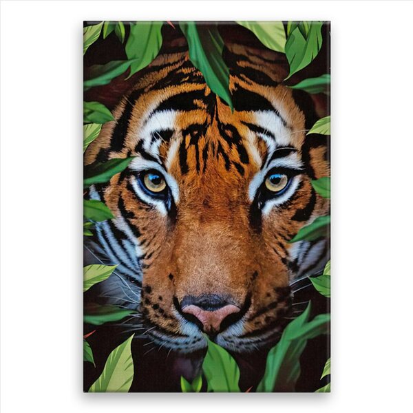 Obraz na plátne - Tiger na love - 40x60 cm