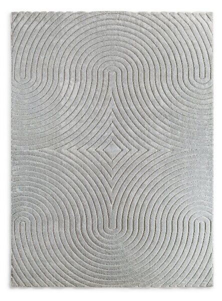 Dekorstudio Moderný koberec s geometrickým vzorom VENUS BOHO1 – oceľovosivý Rozmer koberca: 160x230cm