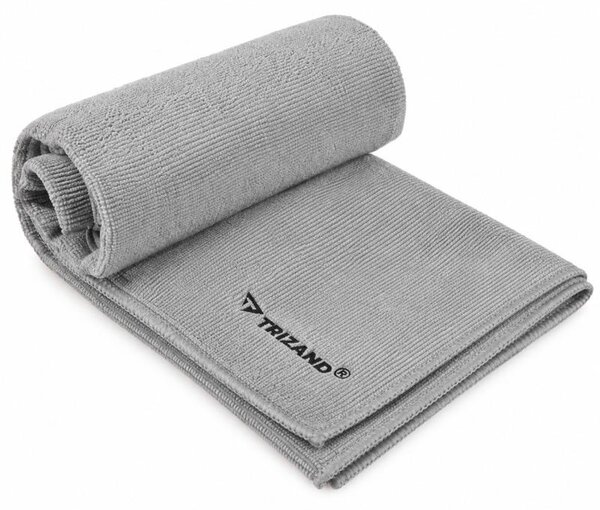 Trizand 27783 Rýchloschnúci uterák 120 x 60 cm, sivý