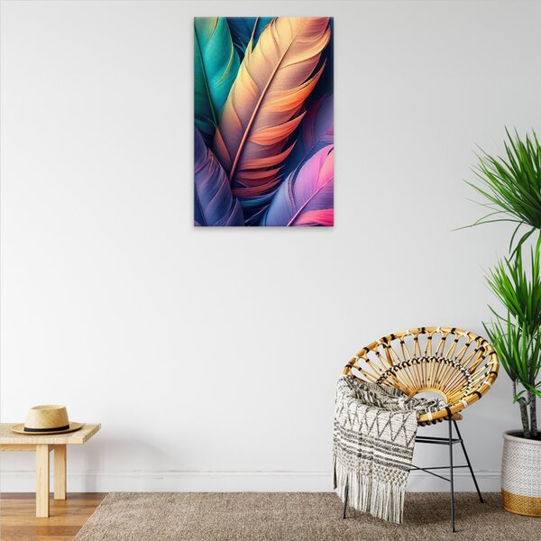 Obraz na plátne - Pierka - 40x60 cm