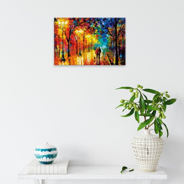 Obraz na plátne - Na večernej prechádzke - 60x40 cm
