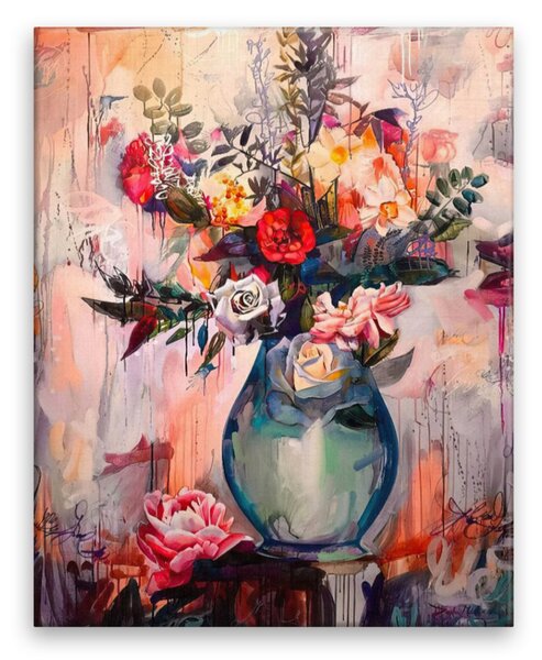 Obraz na plátne - Tajomná váza - 40x50 cm