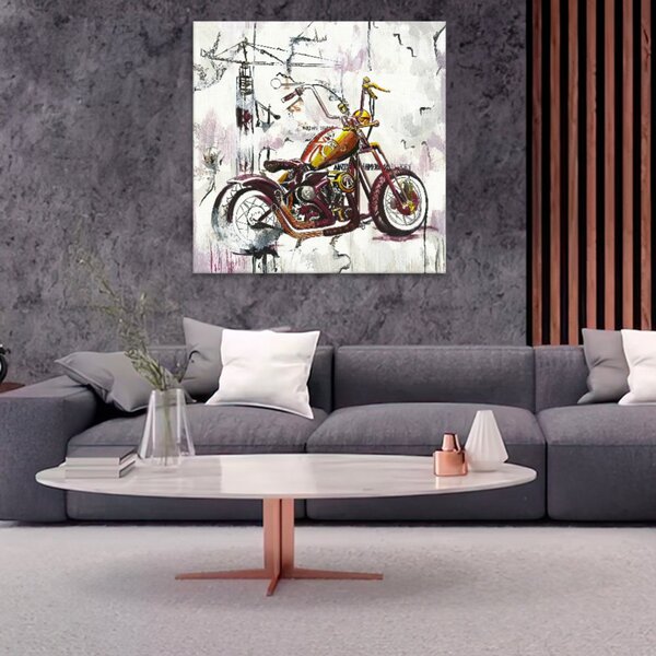 Obraz na plátne - Chopper - 40x40 cm