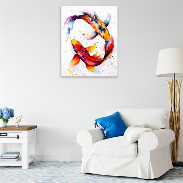 Obraz na plátne - Koi kapor - 40x50 cm