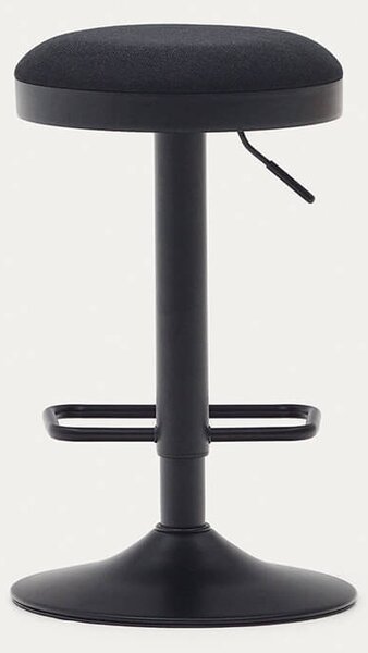 MUZZA Barová stolička biza 80 cm čierna