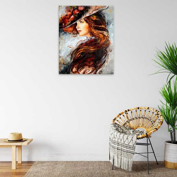 Obraz na plátne - Rytierska dáma - 40x50 cm