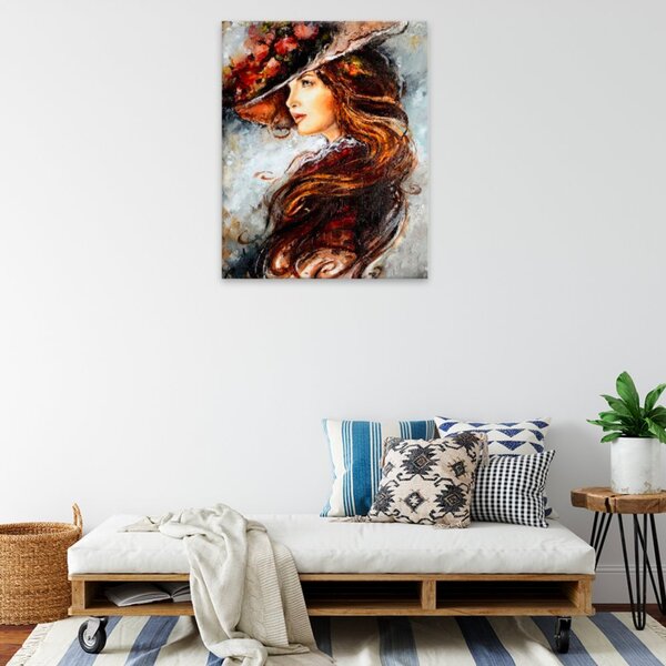 Obraz na plátne - Rytierska dáma - 40x50 cm