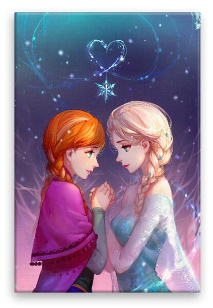 Obraz na plátne - Elsa a Anna - 40x60 cm