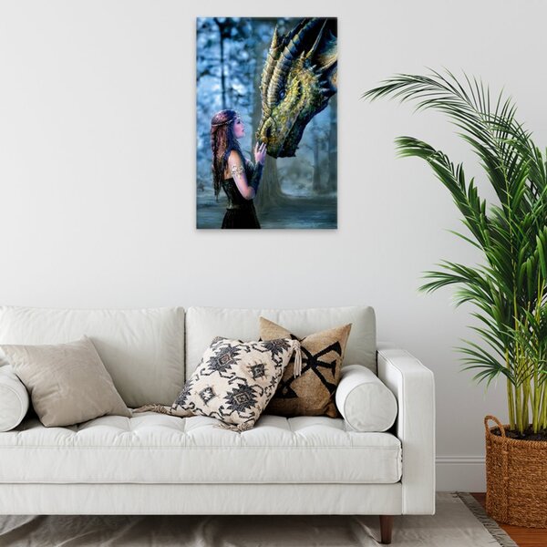 Obraz na plátne - Dračia žena - 40x60 cm