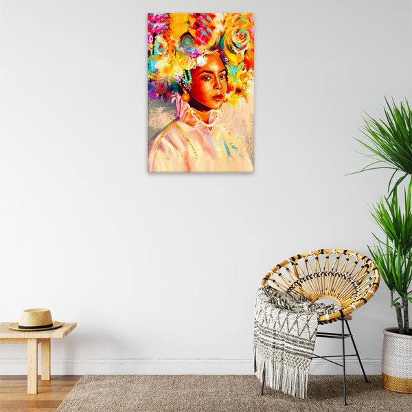 Obraz na plátne - Africká kráska - 40x60 cm