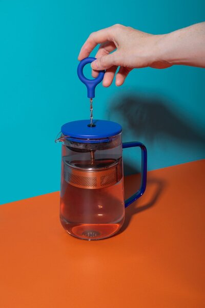 Čajová kanvica so sitkom La Cafetière Gyro Blue 1,25 l