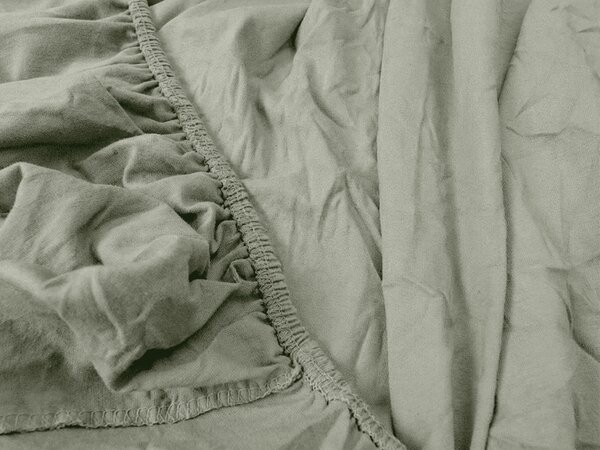 Jersey plachta EXCLUSIVE sivozelená 90 x 200 cm
