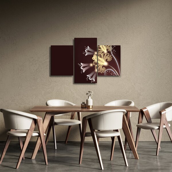 Obraz - Žiarivé kvety (90x60 cm)