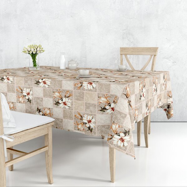 Obrus ​​PVC DE-118A – Liliová elegancia (rôzne veľkosti)