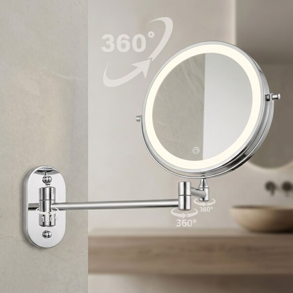 Zrkadlo LED Glow Chrome