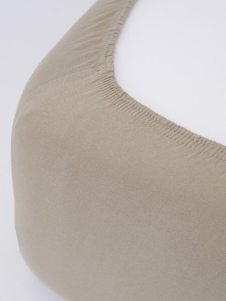 Jersey plachta Classic 90 × 200 cm - sivohnedá