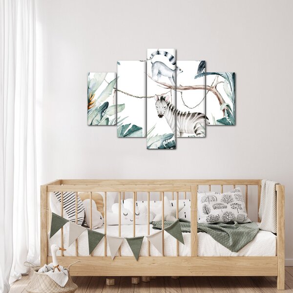 Obraz - Exotické zvieratká (150x105 cm)