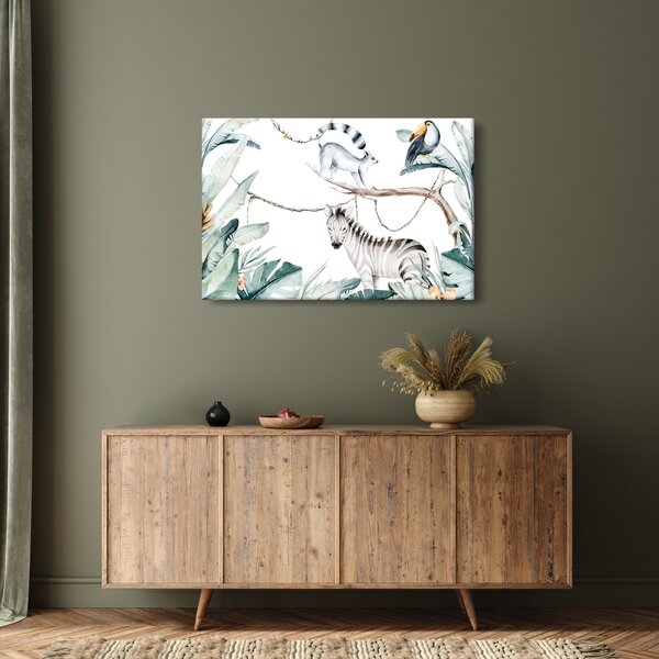 Obraz - Exotické zvieratká (90x60 cm)