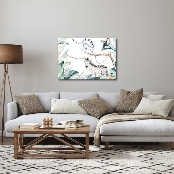 Obraz - Exotické zvieratká (70x50 cm)