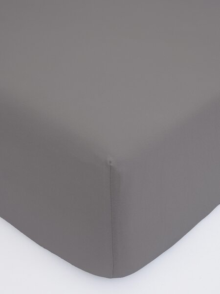 Jersey plachta do postieľky Classic 60 x 120 cm – tmavo sivá