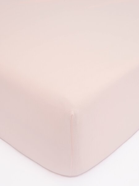 Jersey plachta do postieľky Classic 60 x 120 cm – púdrová