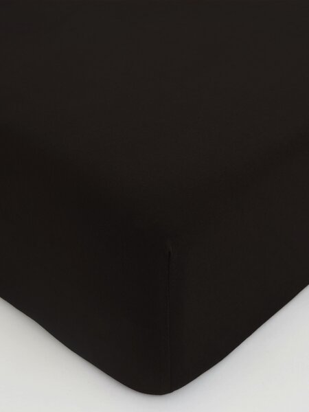 Jersey plachta Classic 90 × 200 cm - tmavo hnedá