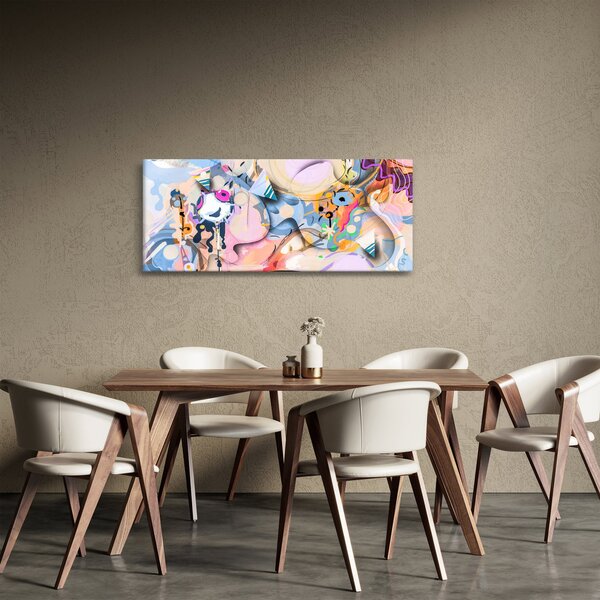 Obraz - Rozprávková abstrakcia (120x50 cm)