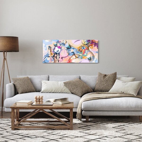 Obraz - Rozprávková abstrakcia (120x50 cm)