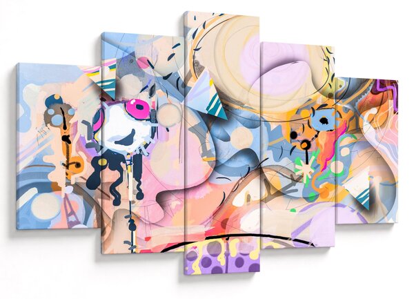 Obraz - Rozprávková abstrakcia (150x105 cm)