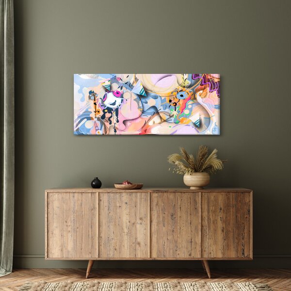Obraz - Rozprávková abstrakcia (120x50 cm)