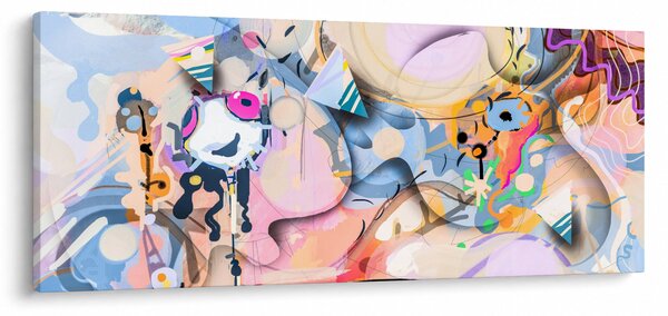Obraz - Rozprávková abstrakcia (120x50 cm)