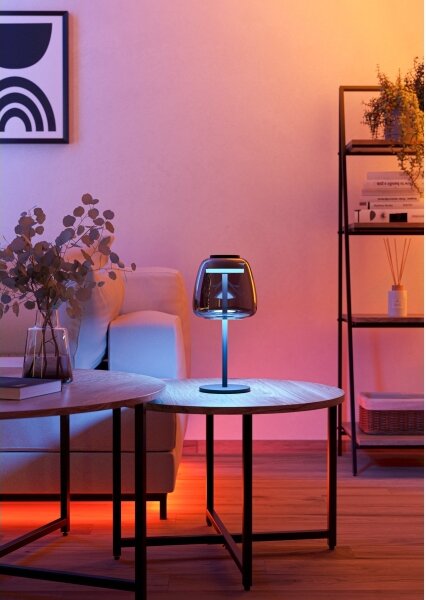 Eglo 901195 - LED RGBW Stmievateľná stolná lampa ALFERO-Z LED/7,7W/230V dymová