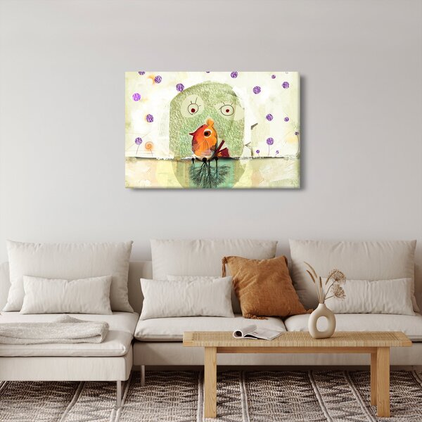 Obraz - Duša vtáčika (90x60 cm)