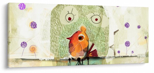 Obraz - Duša vtáčika (120x50 cm)