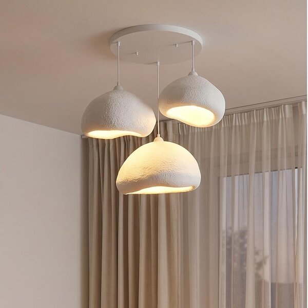 Brilagi - Závesný luster na lane WABI SABI 3xE27/40W/230V pr. 82 cm biely