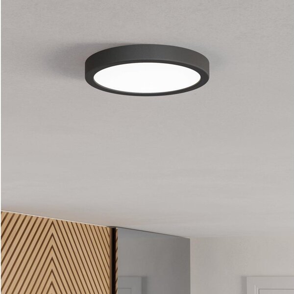 Eglo 901298-LED Stropné svietidlo FUEVA LED/11,5W/230V 2700/4000/6500K pr.21,1cm čierne