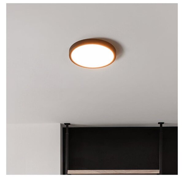 Eglo 901299-LED Stropné svietidlo FUEVA LED/14,2W/230V 2700/4000/6500K pr.27,8cm čierne