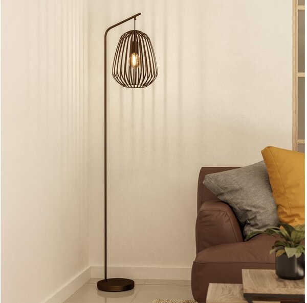 Eglo 901101 - Stojacia lampa ESPINAL 1xE27/40W/230V bronzová