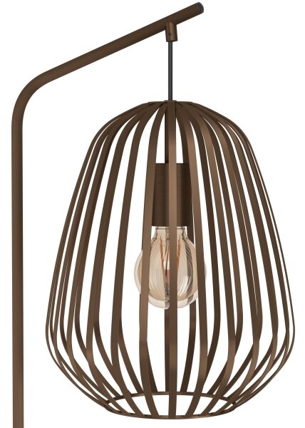 Eglo 901101 - Stojacia lampa ESPINAL 1xE27/40W/230V bronzová