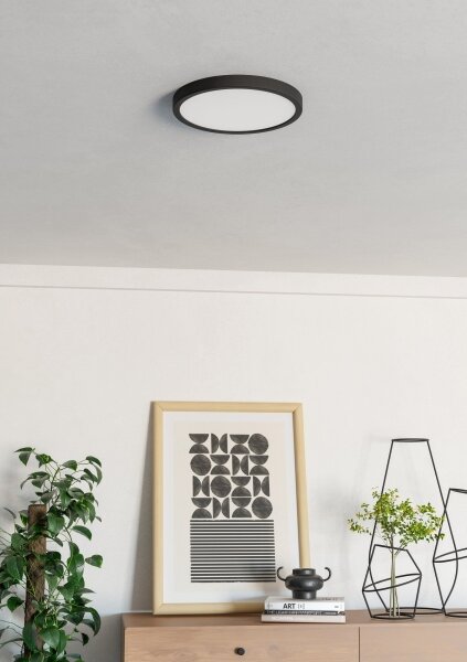 Eglo 901299-LED Stropné svietidlo FUEVA LED/14,2W/230V 2700/4000/6500K pr.27,8cm čierne