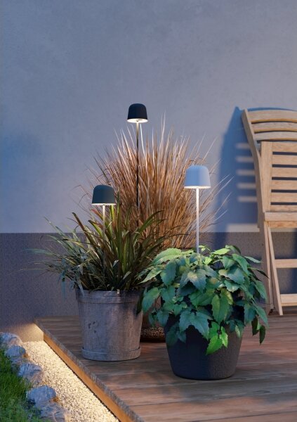 Eglo 901939 - LED stmievateľná vonkajšia nabíjacia stolová lampa MANNERA-S LED/1,8W/5V IP54 zelená