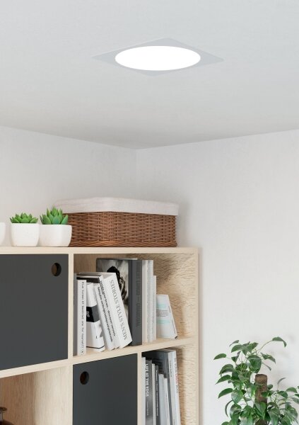 Eglo 901402 - LED zapustené stropné svietidlo FUEVA LED/18,5W/230V 21,6x21,6 cm biela