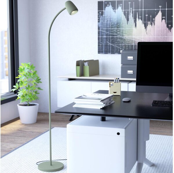 Eglo 902173 - Stojacia lampa CARLO 1xE14/18W/230V zelená