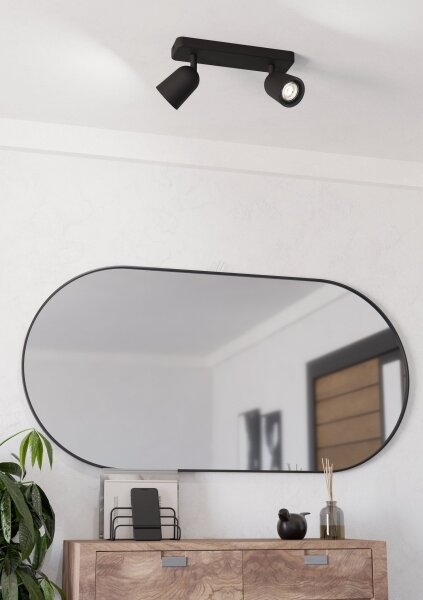 Eglo 901953 - Bodové svietidlo CAMALDOLI 2xGU10/10W/230V čierna