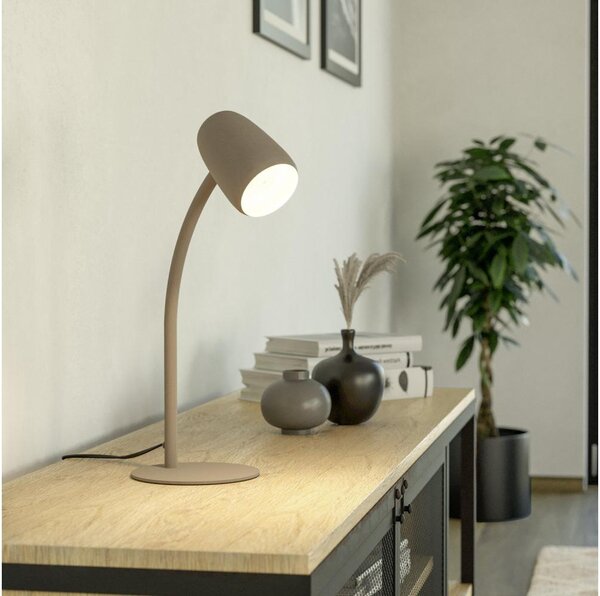 Eglo 901829 - Stolová lampa CARLO 1xE14/18W/230V krémová