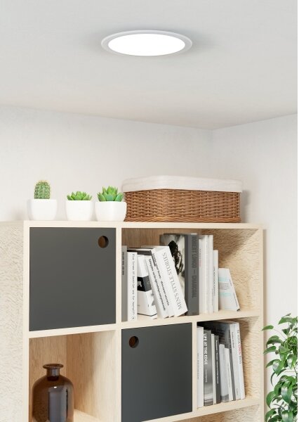 Eglo 901398 - LED podhľadové svietidlo FUEVA LED/18,5W/230V pr. 21,6 cm biela