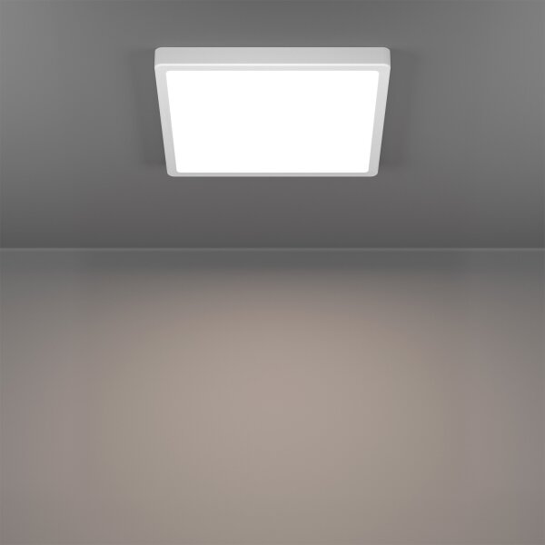 Eglo 901379 - LED RGBW stmievateľné dymové stropné svietidlo FUEVA-Z LED/13,5W/230V 29,5cm IP44 biela