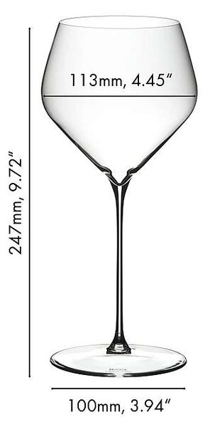 Riedel Veloce Chardonnay poháre na víno 690 ml 2 ks