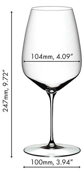Riedel Veloce Cabernet Merlot poháre na víno 829 ml 2 ks